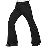 WIDMANN - Pantalón de los años 70, color negro