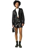 ONLY Faux Leather Jacket ONLGEMMA Faux Leather Jacket Black 34 Black 1 34