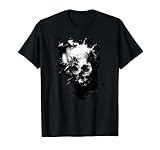 Calavera de metal resistente. Camiseta