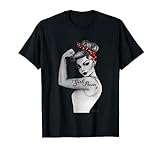 Chica pin up art moderno de Rosie the Riveter Girl Power Camiseta
