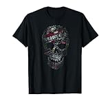 DeCalaveras Camiseta Unisex Calavera Graffiti Manga Corta S Negro
