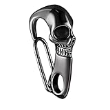 llavero calavera llavero para hombre clips caribeños de metal hebilla de llave anillas llaveros mosquetón pequeño mosquetón portátil pesado Pantalones Acero inoxidable