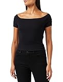 URBAN CLASSICS Camiseta de Mujer, Manga Corta con Hombros Descubiertos, Top Corto, T-Shirt,