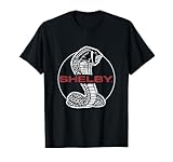 Logotipo de Cobra con texto rojo Shelby Camiseta
