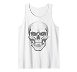 Calavera - Diseño gótico, punk y motero Camiseta sin Mangas