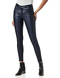 FIND Pu Coated, Pantalones Mujer, Azul (Navy), 38 (Talla del fabricante: X-Small)