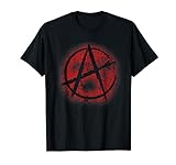 Diseño de símbolo de anarquía roja, anarquismo, punk Camiseta