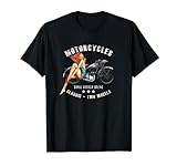 Pin Up Girls Royal Enfield Wdre Vintage Motorcycle WW2 Camiseta