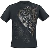 Spiral Diesel Punk Hombre Camiseta Negro XXL 100% algodón Regular