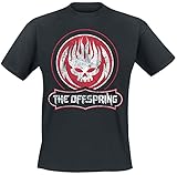 The Offspring Distressed Skull Hombre Camiseta Negro L 100% algodón Vorne Bedruckt Regular