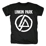 Linkin Park - Camiseta de manga corta para hombre Negro Negro ( XXL