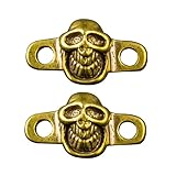 COHEALI Hebilla De Calavera De Latón Juego De Hebillas Para Equipaje Cierre De Latón Cierre De Calavera Vintage Para Maleta