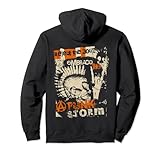 Fire Up Threads Punk Rock Sudadera con Capucha Unisex Adulto Black S
