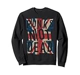 Punks Not Dead - Vintage - UK London Flag - Punk Is Not Dead Sudadera