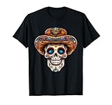 Dia De Los Muertos Halloween Calavera Mexicana Sugar Skull Camiseta