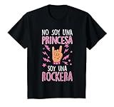 Niños No Soy Una Princesa Soy Una Rockera Camiseta