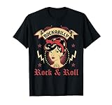 Rockabilly Camisa PinUp Chica Rock N Roll Psychobilly Camiseta