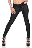 Vero Moda Vmseven NW SS Smooth Pants Noos Pantalones, Negro (Black/Coated), S / 30L para Mujer