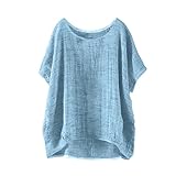 Ofertas del Dia Mujer Camisetas Elegantes Mujer Blusas De Manga Corta Blusa Verano Elegante Camiseta Francesa Sleeveless Top Women Calaveras Fiesta Camisa Talla Grande Flores Blancas Ropa
