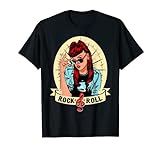 Camisetas Rockabilly Hombre Mujer Rock and Roll Pinup Camiseta