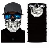 Pañuelo 3D para el cuello, la cabeza, ciclismo, multifunción, cinta para la frente, resistente al viento, para moto, esquí, snowboard, pasamontañas, Halloween, Hombre, S30/096.