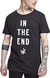 MERCHCODE Linkin Park In The End Tee, Camiseta Hombre, Negro, M