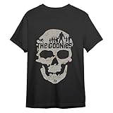 Comic Studio Camiseta| Calavera De The Goonies | Negro | XL T-Shirt, Unisex