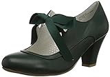 Pin Up Couture WIGGLE-32 Dark Green Faux Leather UK 4 (EU 37)
