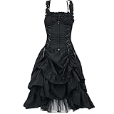 Nuevo 2021 Vestidos Largo para Mujer, Casual Vestido sin Manga Moda otoño Diablo gótico Punk Vestido de Noche verano Negro Vestidos Largo de Vestir noble Fiesta Vestidos