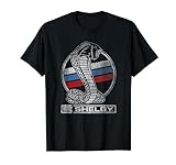 Shelby Cobra Classic Striped Cobra Logo Camiseta
