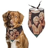 Bandana Ajustable para Perro Pin-UP Jugando al Billar, Bufanda Triangular para el Cuello para Perros pequeños, medianos y Gatos
