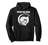 Punk 's Not Dead Punk Rock Concierto Calavera Regalo Sudadera con Capucha