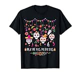 Divertido Día de los Muertos Mexicana Calavera de Azúcar Camiseta