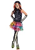 Monster High - Disfraz de Skelita Calaveras para niña, infantil 5-7 años (Rubie's 886700-M)