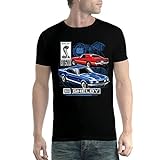 avocadoWEAR Shelby Cobra GT500 Hombre Camiseta Negro L