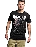 MERCHCODE - Camiseta para Hombre Linkin Park Heart tee, Hombre, Camiseta, MC045, Negro, Small