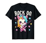 Rockera Niña, Rock and Roll Unicornio Rockera Niña Camiseta