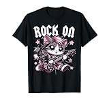 Rockera Niña, Rock and Roll Gato, Rock On Gato, Rockera Niña Camiseta