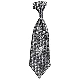 Widmann - Corbata calaveras metalizada