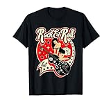 Camisetas Rockabilly Hombre Mujer Rock and Roll Retro Pinup Camiseta
