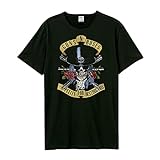 Amplified Guns N Roses - Gorro unisex con diseño de calavera, color negro, Negro , S