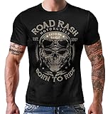 Gasoline Bandit Original Biker Racer Camiseta: Road Rash-XL