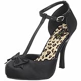 Pleaser CUTIEPIE-12 - Zapatos de tacón para mujer, color Black, talla 35.5 EU