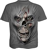 Spiral - Stitched Up - Camiseta - Gris Marengo - S