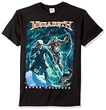 FEA - Camiseta - Unisex de Color Negro de Talla Large - Megadeth - Vic Canister (Camiseta) - Large Nero