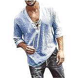 2021 Camiseta Hombre Manga corta Moda Casual T-shirt Blusas camisas Impresión Talla grande Camiseta originales Cuello en V Cordón hombre suave básica Verano otoño camiseta deportiva Top