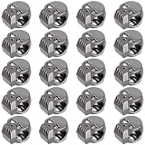 20 Piezas Cuentas de Calavera Halloween Tres Estilos Abalorios Calaveras Estilo Punk Beads Retro Aleación Europea Cuentas Accesorios para DIY Hacer Pulseras Collar (Negro)