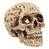 Nemesis Now - Figura Decorativa de Calavera (16,5 cm, Resina, Talla única, diseño Celta), Color Marfil