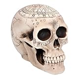 Boland 73081 - Decoración Calavera Esqueleto, 20 cm, figura de decoración, calavera astronómica, decoración, decoración de halloween, decoración para fiestas