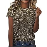 Camisetas Calaveras Ofertas Blusa Lentejuelas Mujer Fiesta Elegantes Verano Camiseta Grande Topos Negra Ancha De Tirantes Manga Francesa Informal Dibujo Espiral Camisa Basica Blanca Chaleco